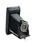 Picture of an old style bellows camera