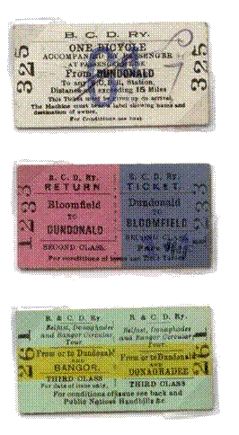 BCDR tickets from Dundonald